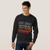 Am wahrscheinlichsten ist es, dass Cornhole zu ern Sweatshirt (Vorne ganz)