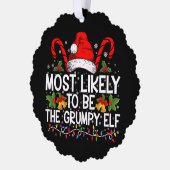 Am wahrscheinlichsten ist es, dass der gruselige E Ornament Karte (Links)