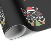 Am wahrscheinlichsten ist es, dass der Rentier Squ Geschenkpapier (Rolleneckpunkt)