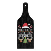 Am wahrscheinlichsten ist es, dass der Rentier Squ Schneidebrett (Vorderseite)