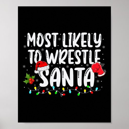 Am wahrscheinlichsten ist es, dass der Weihnachtsk Poster (Vorne)