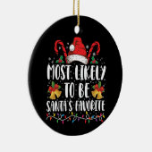 Am wahrscheinlichsten ist es, dass der Weihnachtsm Keramik Ornament (Rechts)