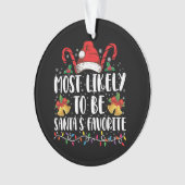 Am wahrscheinlichsten ist es, dass der Weihnachtsm Ornament (Vorderseite)