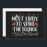 Am wahrscheinlichsten ist es, dass die Eggnog-Fami Einladung<br><div class="desc">Am wahrscheinlichsten ist es,  dass die Eggnog-Familie Weihnachten bekommt</div>