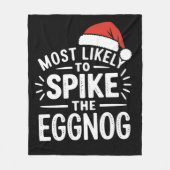 Am wahrscheinlichsten ist es, dass die Eggnog Weih Fleecedecke (Vorderseite)