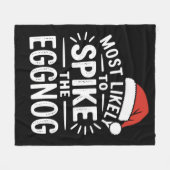 Am wahrscheinlichsten ist es, dass die Eggnog Weih Fleecedecke (Vorderseite (Horizontal))