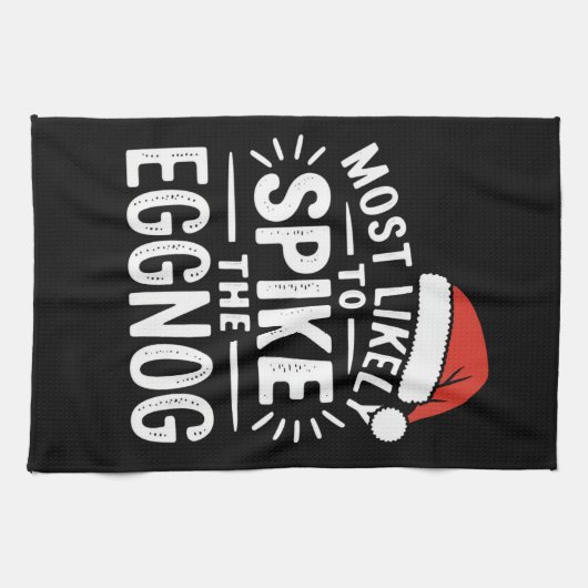 Am wahrscheinlichsten ist es, dass die Eggnog Weih Geschirrtuch (Horizontal)