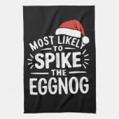 Am wahrscheinlichsten ist es, dass die Eggnog Weih Geschirrtuch (Vertikal)