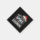 Am wahrscheinlichsten ist es, dass die Eggnog Weih Serviette (Ecke)