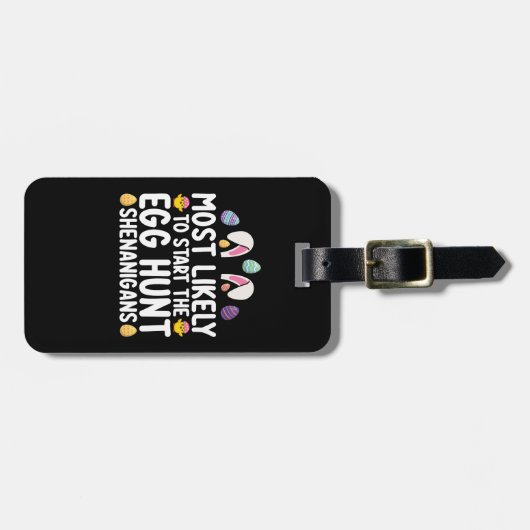 Am wahrscheinlichsten ist es, dass die Eier-Jagd a Gepäckanhänger (Vorderseite horizontal)