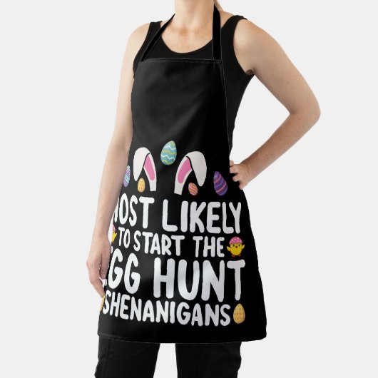 Am wahrscheinlichsten ist es, dass die Eier-Jagd a Schürze (InSitu)