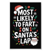 Am wahrscheinlichsten ist es, dass die Furz auf de Fotodruck (Vorne)