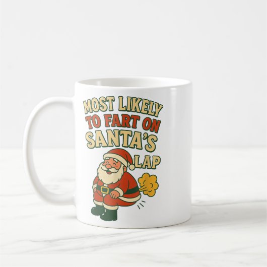 Am wahrscheinlichsten ist es, dass die Furz auf de Kaffeetasse (Links)