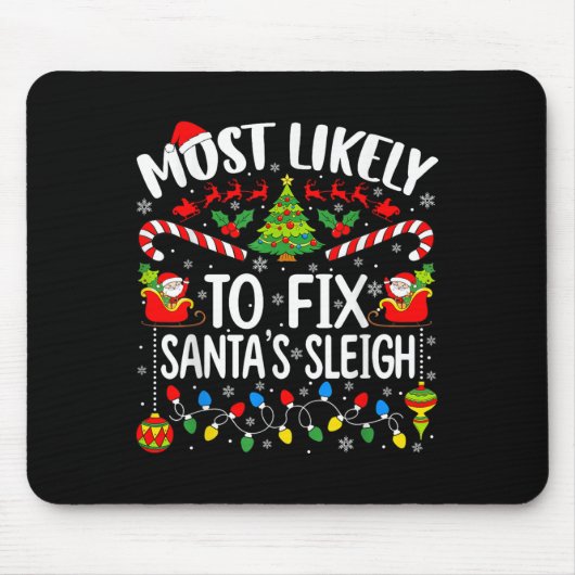 Am wahrscheinlichsten ist es, dass die Schlittenfa Mousepad (Vorne)