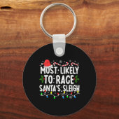 Am wahrscheinlichsten ist es, dass die Schlittenfa Schlüsselanhänger (Vorderseite)