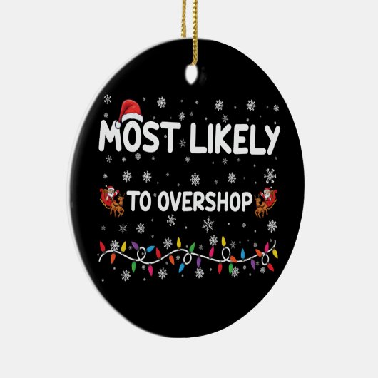 Am wahrscheinlichsten ist es, dass die Weihnachtsb Keramik Ornament (Rechts)