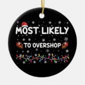 Am wahrscheinlichsten ist es, dass die Weihnachtsb Keramik Ornament (Vorne)