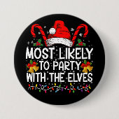 Am wahrscheinlichsten ist es, dass die Weihnachtsf Button (Vorderseite)