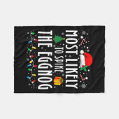 Am wahrscheinlichsten ist es, dass die Weihnachtsf Fleecedecke (Vorderseite (Horizontal))