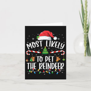 Am wahrscheinlichsten ist es, dass die Weihnachtsf Karte