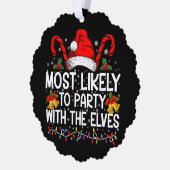 Am wahrscheinlichsten ist es, dass die Weihnachtsf Ornament Karte (Links)