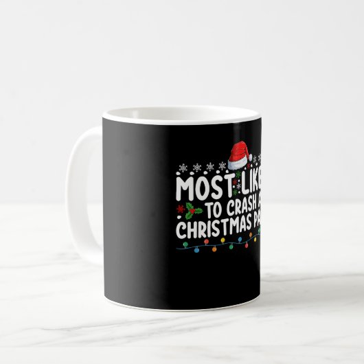 Am wahrscheinlichsten ist es, dass ein Weihnachtsf Kaffeetasse (Vorderseite Links)