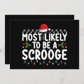 Am wahrscheinlichsten ist es, dass eine komische F Einladung (Vorne/Hinten)