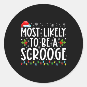 Am wahrscheinlichsten ist es, dass eine Scrooge Fu Runder Aufkleber