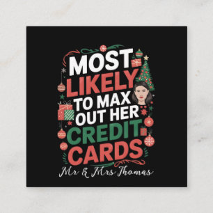 Am wahrscheinlichsten ist es, dass ihre Kreditkart Quadratische Visitenkarte