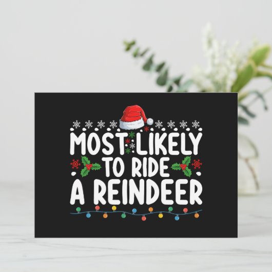 Am wahrscheinlichsten ist es, dass man in einem We Einladung (Stehend Vorderseite)