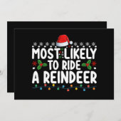 Am wahrscheinlichsten ist es, dass man in einem We Einladung (Vorne/Hinten)