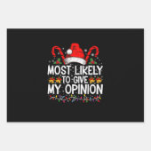 Am wahrscheinlichsten ist es, dass meine Meinung z Geschenkpapier Set (Vorderseite)