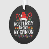 Am wahrscheinlichsten ist es, dass meine Meinung z Ornament (Vorderseite)