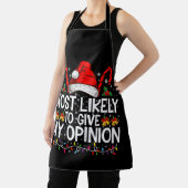 Am wahrscheinlichsten ist es, dass meine Meinung z Schürze (InSitu)