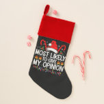 Am wahrscheinlichsten ist es, dass meine Meinung z Weihnachtsstrumpf<br><div class="desc">Am wahrscheinlichsten,  dass meine Meinung lustigen Weihnachtsfeiertag geben</div>