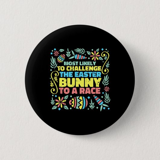 Am wahrscheinlichsten ist es, dass Ostern das sonn Button (Vorderseite)