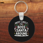 Am wahrscheinlichsten ist es, dass Santa Around Ma Schlüsselanhänger (Vorderseite)