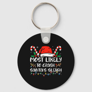 Am wahrscheinlichsten ist es, dass Santa's Schlitt Schlüsselanhänger
