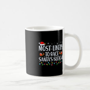 Am wahrscheinlichsten ist es, dass Santa's Sleigh- Kaffeetasse