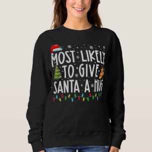 Am wahrscheinlichsten ist es, dem Weihnachtsmann e Sweatshirt