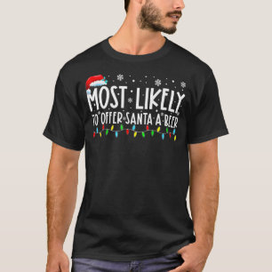 Am wahrscheinlichsten ist es, dem Weihnachtsmann e T-Shirt