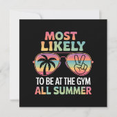 Am wahrscheinlichsten ist es, den ganzen Sommer be Einladung (Vorderseite)