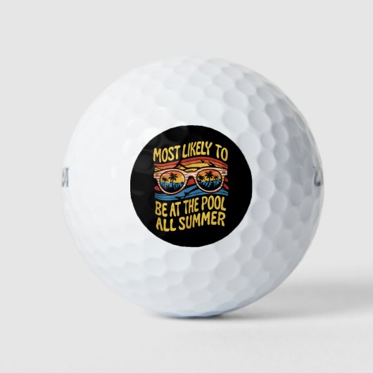 Am wahrscheinlichsten ist es, den ganzen Sommer üb Golfball (Vorderseite)