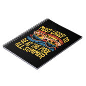 Am wahrscheinlichsten ist es, den ganzen Sommer üb Notizblock (Linke Seite)