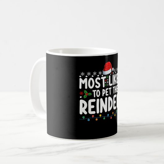Am wahrscheinlichsten ist es, den Weihnachtsfeiert Kaffeetasse (Vorderseite Links)