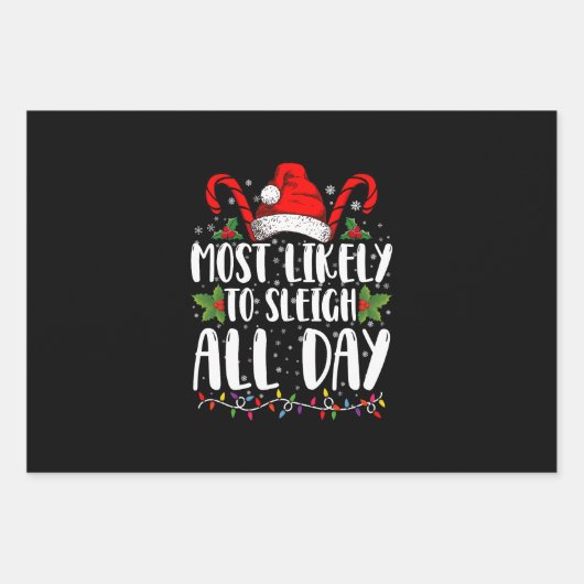 Am wahrscheinlichsten ist es, die ganze Weihnachts Geschenkpapier Set (Vorderseite)