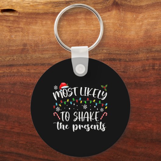 Am wahrscheinlichsten ist es, die Geschenke zu sch Schlüsselanhänger (Vorderseite)