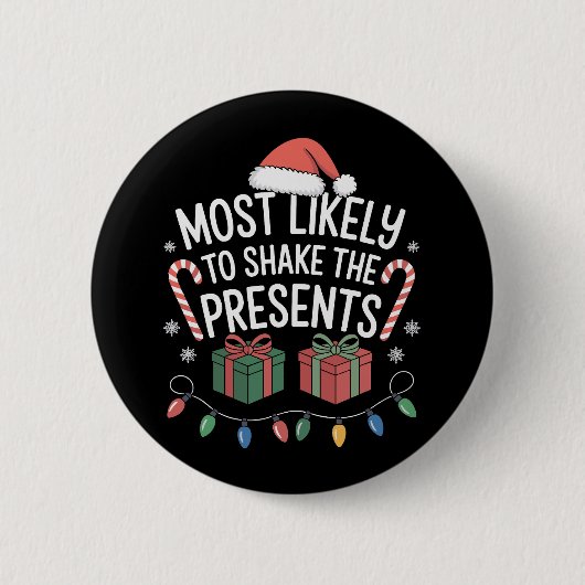 Am wahrscheinlichsten ist es, die Weihnachten der Button (Vorderseite)