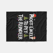 Am wahrscheinlichsten ist es, die Weihnachtsbrunne Fleecedecke (Vorderseite (Horizontal))