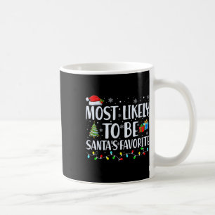 Am wahrscheinlichsten ist es, die Weihnachtsfamili Kaffeetasse